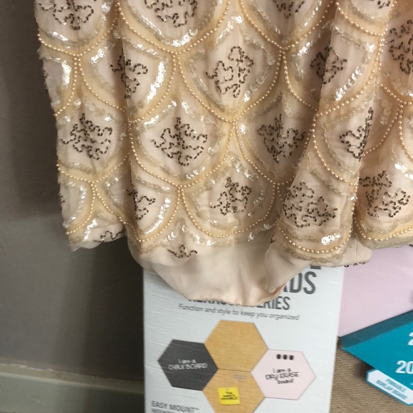 60’s Vintage handmade hand beaded formal dress - Picture 3 of 6